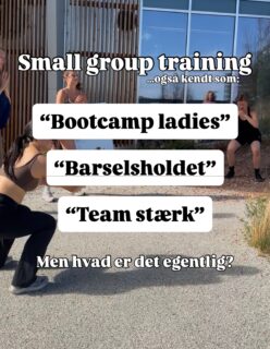 …Det absolut fedeste ved små hold er, at du får energien og fællesskabet fra holdtræning, men effekten af personlig træning 

Skal du være sikker på, at komme godt i gang med din træningsvane efter sommerferien?   Så skriv TRÆNING i en besked eller kommentar, for mere info om gruppetræningerne! 

#personligtræning #holdtræning #bootcamp #bevægelsesglæde #styrketræning