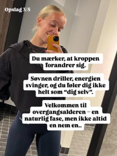 En del af livet, jeg endnu har til gode at opleve, er overgangsalderen.. 😅

En periode, som for mange føles som en bølge, man ikke selv har valgt at ride på 🌊 – og som man på ingen måde har kontrol over.
 Hormonforandringerne påvirker kroppen, og for mange kvinder betyder det ændringer i energi, søvn, humør og vægt.

Men her kommer den gode nyhed: 👉 Styrketræning kan hjælpe dig med at få kontrollen tilbage.

✨Når østrogenniveauet falder, mister kroppen muskelmasse og knogletæthed hurtigere end før. Det er kroppens måde at tilpasse sig på – og det kan mærkes gennem svedeture, dårligere søvn, vægtforandringer og lavere energi ✨

👉Styrketræning bremser tabet af muskelmasse – og du kan faktisk opbygge styrke og stabilitet, selv i og efter overgangsalderen.

Med styrketræning kan du:
💪 Bevare muskelmasse og forbrænding 💪 Styrke knoglerne og reducerer risikoen for knogleskørhed 💪 Stabilisere humør og energi gennem bedre søvn og lavere stressniveau 💪 Få følelsen af at være stærk, handlekraftig og hjemme i sin krop igen

Del opslaget med en du tror kan bruge det 🫶🏼

___
#personligtræner #personligtræning #styrketræning #styrke #sundhed #mentalsundhed #overgangsalder #bevægelsesglæde #styrketræningforkvinder